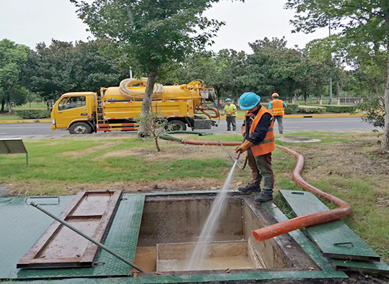 白银化油池清理